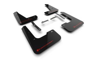 Hyundai Elantra Mud Flap Kit - Rally Armor - UR Series - Black/Red Logo - `24-`25